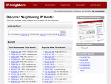 Tablet Screenshot of ip-neighbors.com